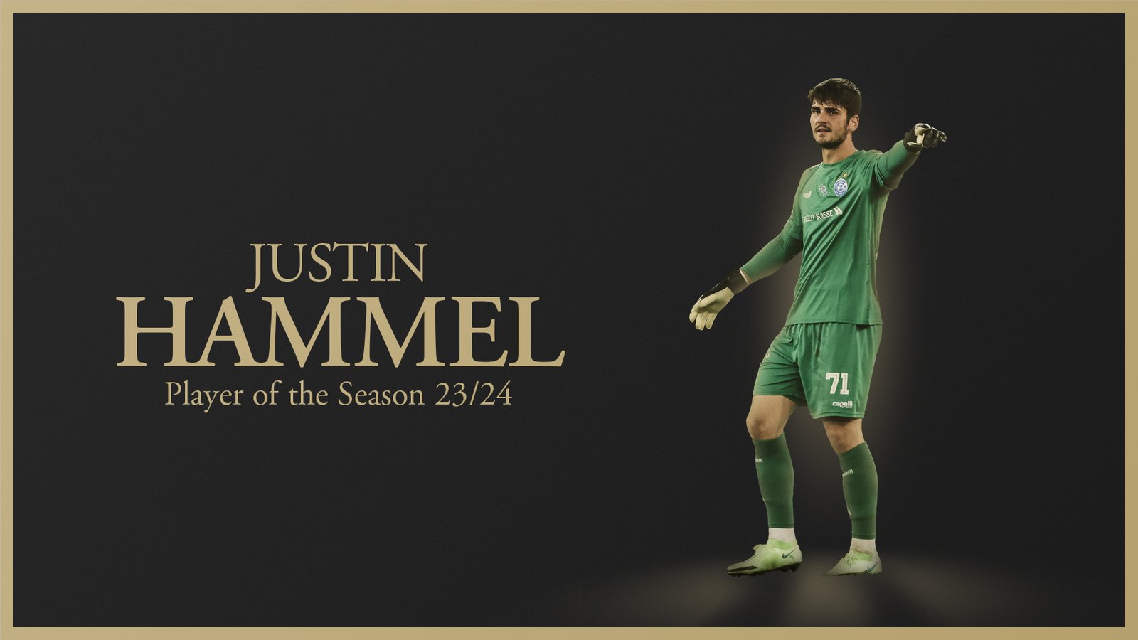 JUSTIN HAMMEL "PLAYER OF THE SEASON 23/24"