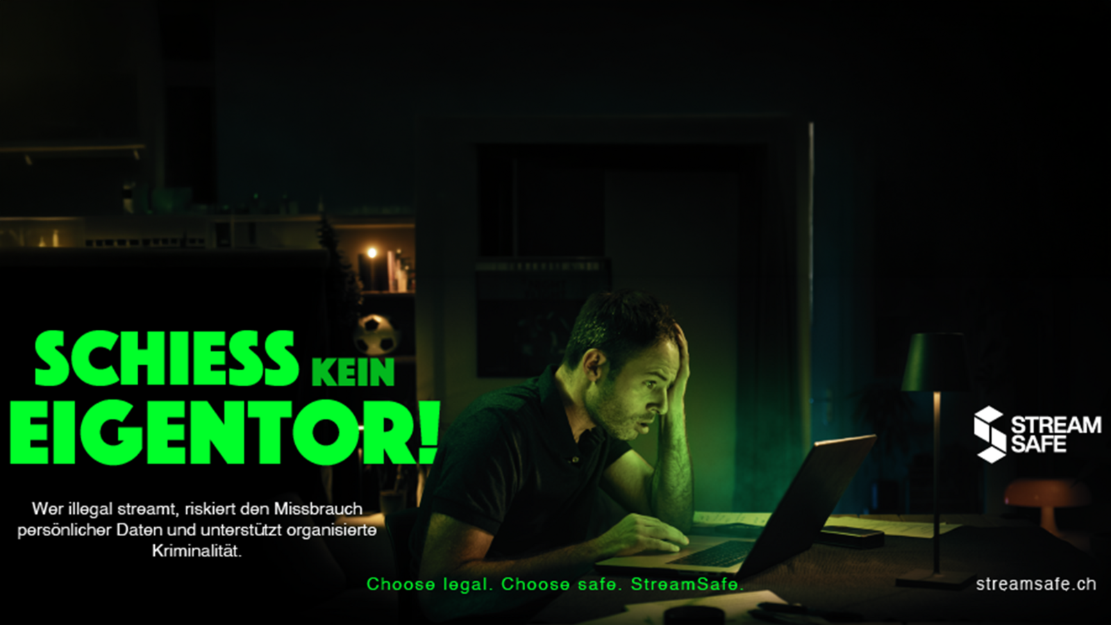 Nationale Aufklärungskampagne gegen illegales Streaming