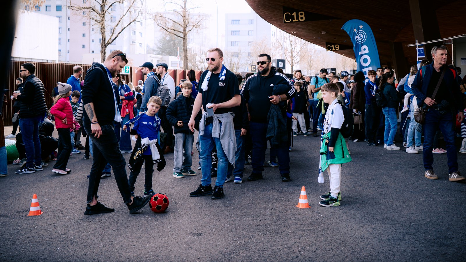 GC Zürich Kids Day gegen YB